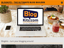 Tablet Screenshot of blogkits.com